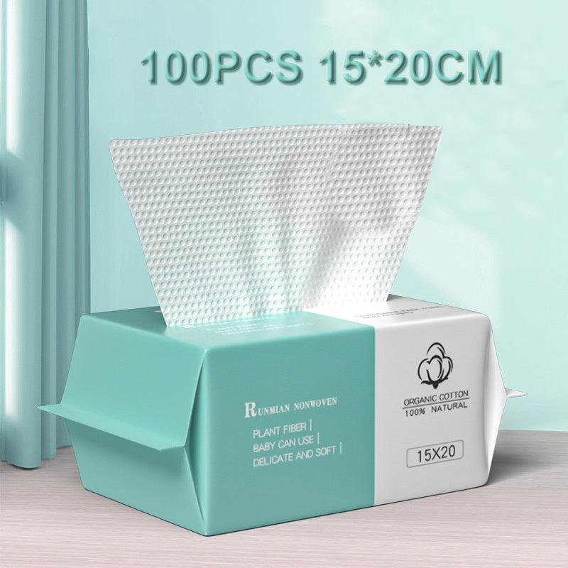 Facial Dry Wipes 100ct Disposable Face Towel Tissue for Skin Care