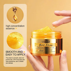 Golden Skincare Facial Mask Hydration Nourishes Skin Moisturizing Deep Clean