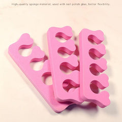 30pcs Soft Toe And Finger Divider Sponge For Pedicure Pain Relief