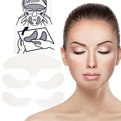 5 Pcs Reusable Silicone Face Lifting Patches Neck Line Sticker
