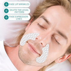 Men's Forehead Wrinkle Removing Gel Patch Set
