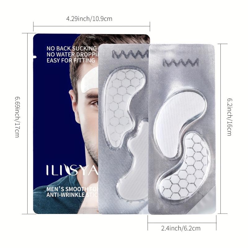 Men's Forehead Wrinkle Removing Gel Patch Set