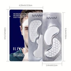 Men's Forehead Wrinkle Removing Gel Patch Set