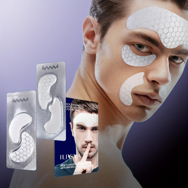 Men's Forehead Wrinkle Removing Gel Patch Set