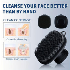 Silicone Face Scrubber For Men Facial Cleansing Brush