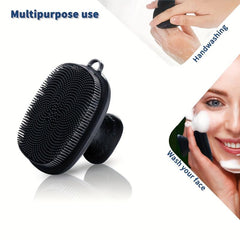 Silicone Face Scrubber For Men Facial Cleansing Brush