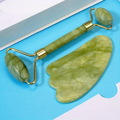 Natural Jade Gua Sha Tools for Face Neck Back Jawline