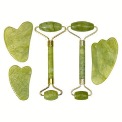 Natural Jade Gua Sha Tools for Face Neck Back Jawline