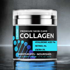 Collagen Face Moisturizer with Hyaluronic Acid - Anti Wrinkle Cream