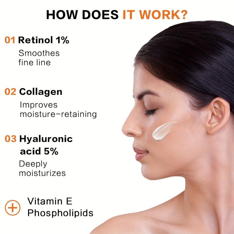 Hyaluronic Acid Cream, Night Moisturizing Cream, Collagen Firming Facial Cream