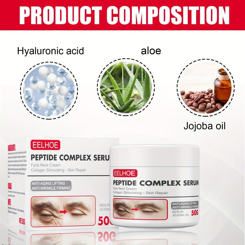 50g Peptide Complex Serum for Face & Neck - Smooth Cream Fade Fine Lines