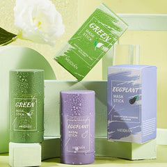 Green Tea Solid Facial Mask Moisturizing Mud Film Stick