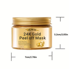 24K Tear Off Mask Blackheads Cleanse Pores Unisex Skin Care