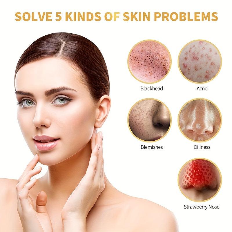 24K Tear Off Mask Blackheads Cleanse Pores Unisex Skin Care