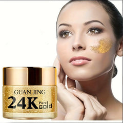 24K Foil Face Cream Snail Liquid Hydrates & Firms
