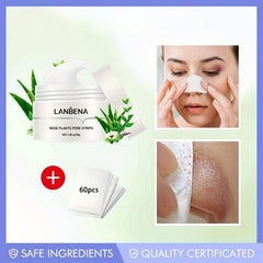 Blackhead Nasal Mask 60 Sheets Tear off Type Packaging Nose Plants Pore Strips