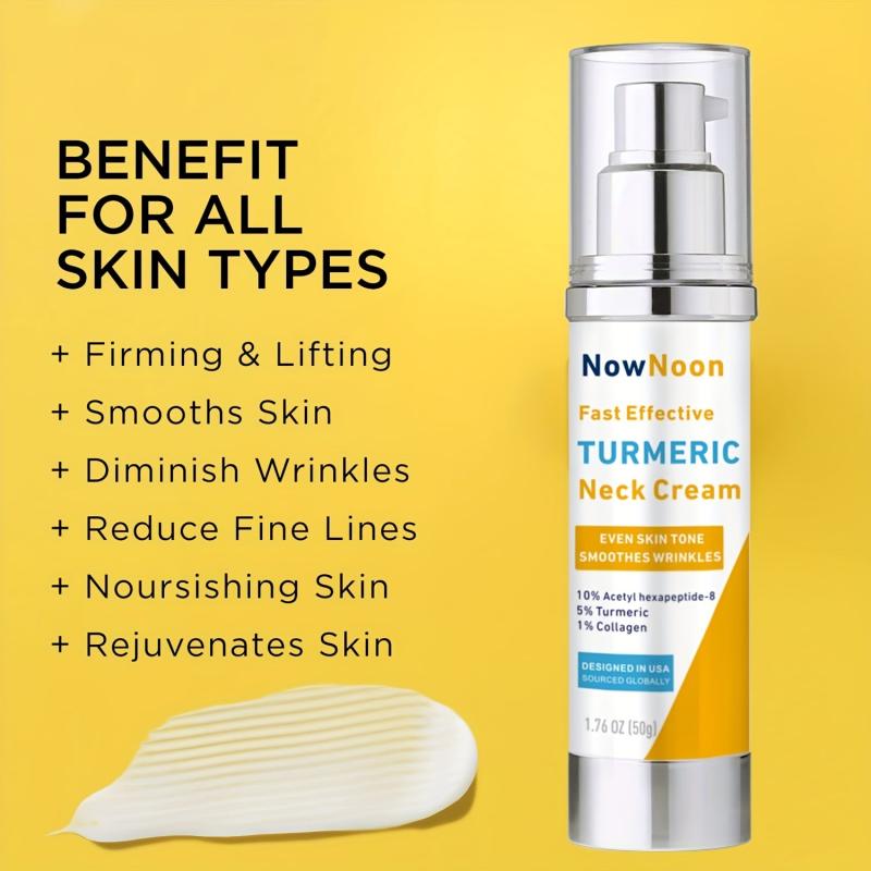 Natural Neck Moisturizer with Acetyl Hexapeptide 8 & Hyaluronic Acid