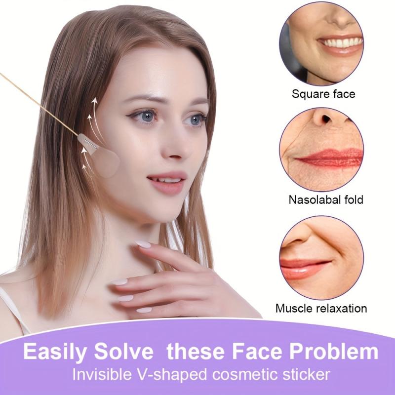 Face Neck Lift Tapes Facelift Bands with Fixed Rope