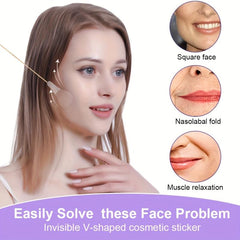 Face Neck Lift Tapes Facelift Bands with Fixed Rope