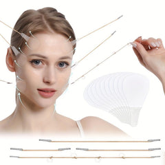 Face Neck Lift Tapes Facelift Bands with Fixed Rope
