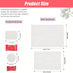 20pcs Disposable Compressed Towel Mini Coin Tissue Soft Skin-friendly