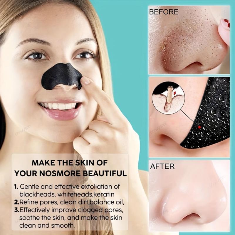 Bamboo Charcoal Nose Stick Blackhead Removal Mask for Men and Women