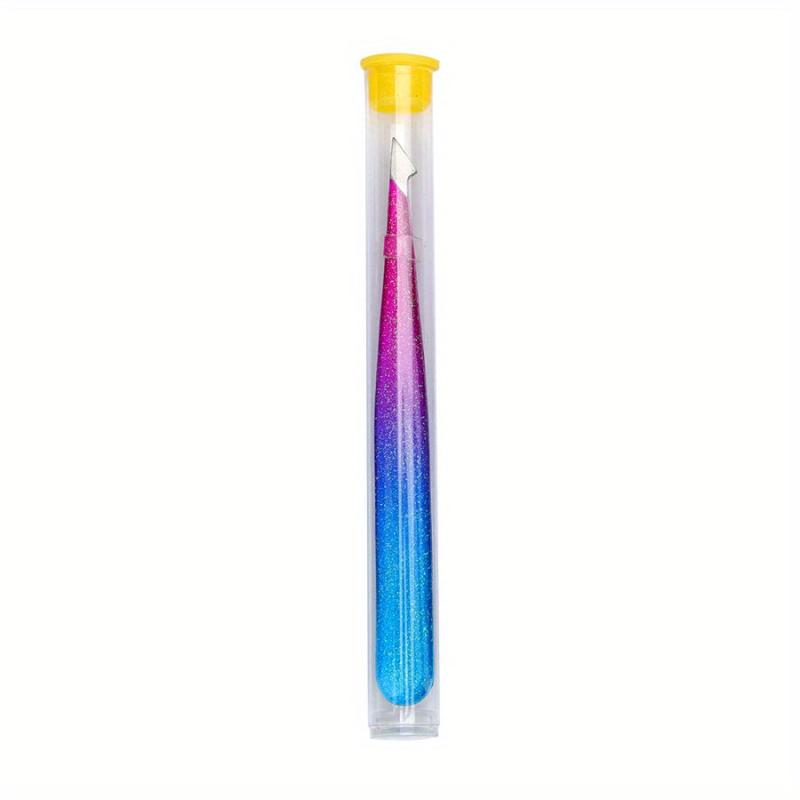 Professional Stainless Steel Eyebrow Tweezers for Precision Hair Removal