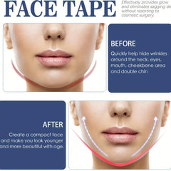 Face Lifting Tapes Lift Sticker V Shape Face Lift Tape Makeup Tools
