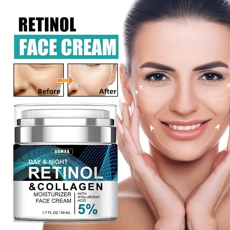 Retinol Night Cream with Collagen & Hyaluronic Acid