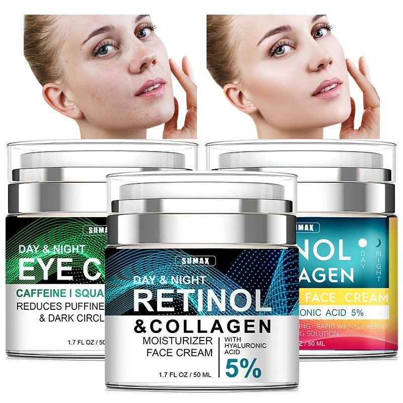 Advanced Retinol Face Cream with Hyaluronic Acid and Collagen