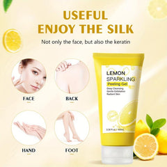 Lemon Sparkling Peeling Gel Removes Dead Cells Sebum Clear Pore Care