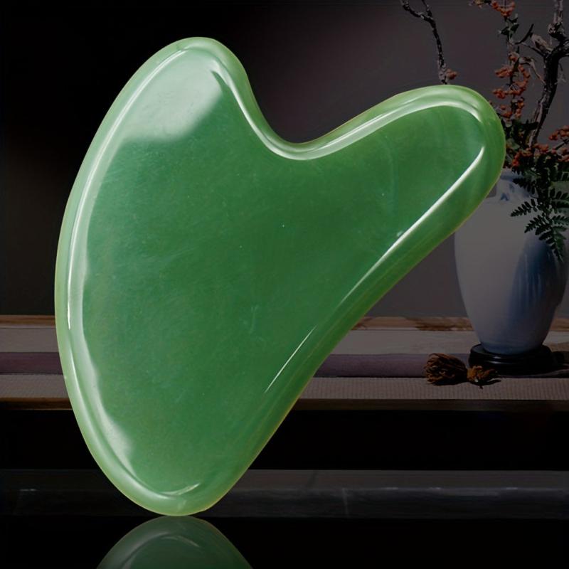 Jade Stone Gua Sha Facial Tool for Trigger Point Care and Massage