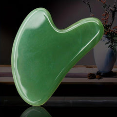 Jade Stone Gua Sha Facial Tool for Trigger Point Care and Massage