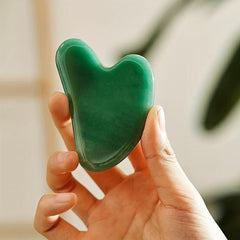 Jade Stone Gua Sha Facial Tool for Trigger Point Care and Massage