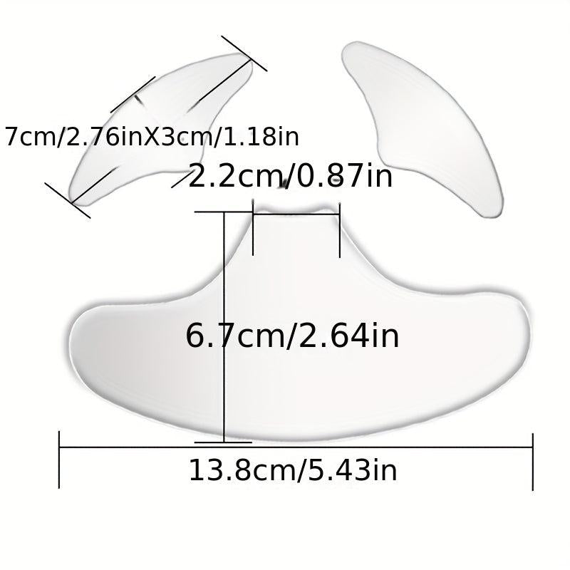 3Pcs Silicone Cheek Sticker Wrinkle Smoothing Strip Strong Facial Patch