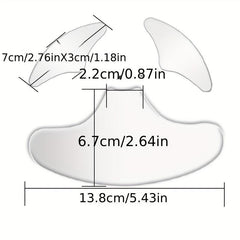 3Pcs Silicone Cheek Sticker Wrinkle Smoothing Strip Strong Facial Patch