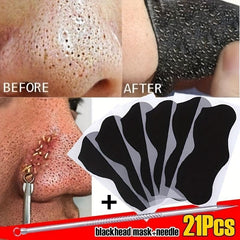 20 Pcs Blackhead Strips Charcoal Pore Remover Deep Nose Cleansing