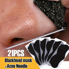 20 Pcs Blackhead Strips Charcoal Pore Remover Deep Nose Cleansing