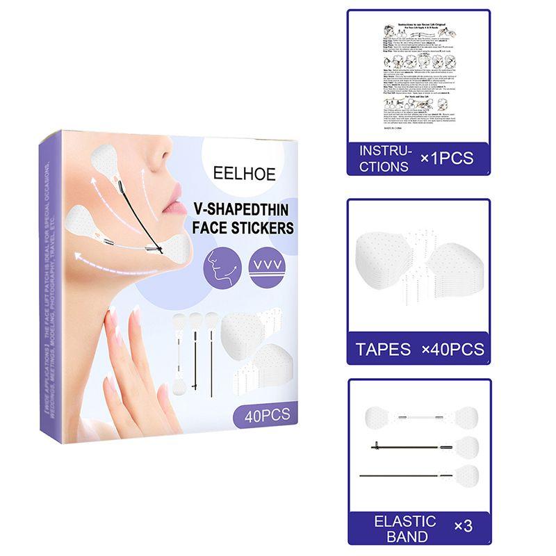 Invisible Face Lift Tape Adhesive Chin Lift Patches Skin Care Makeup Beauty