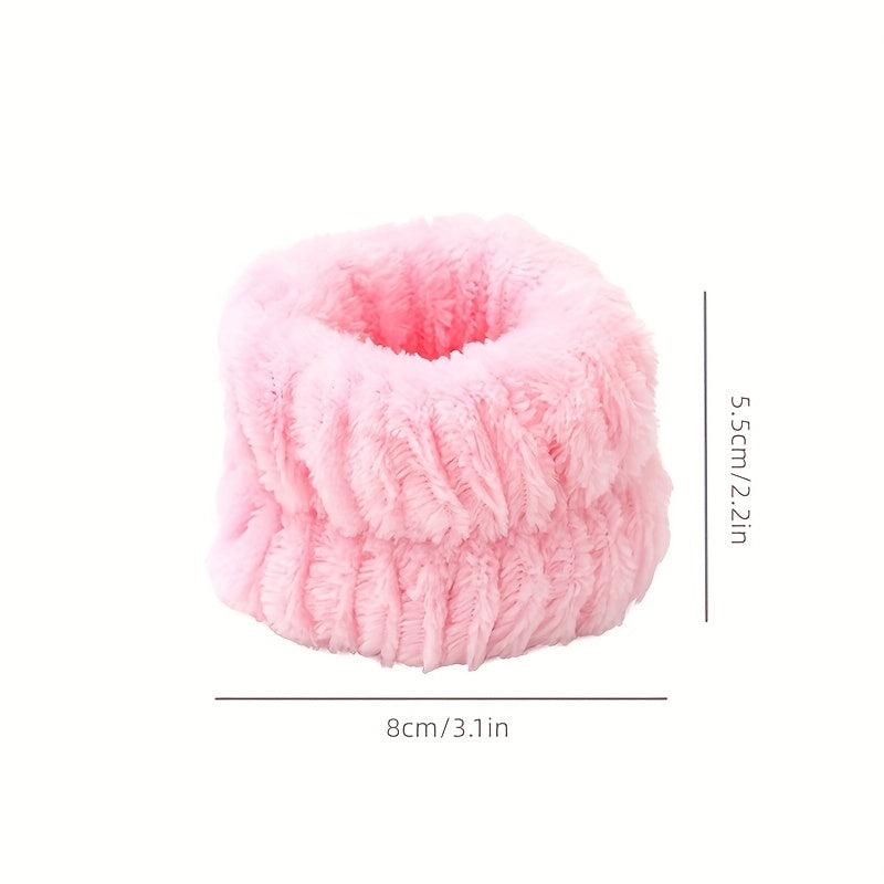 Soft Absorbent Wristband for Face Washing - Set of 2