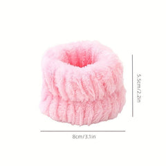 Soft Absorbent Wristband for Face Washing - Set of 2