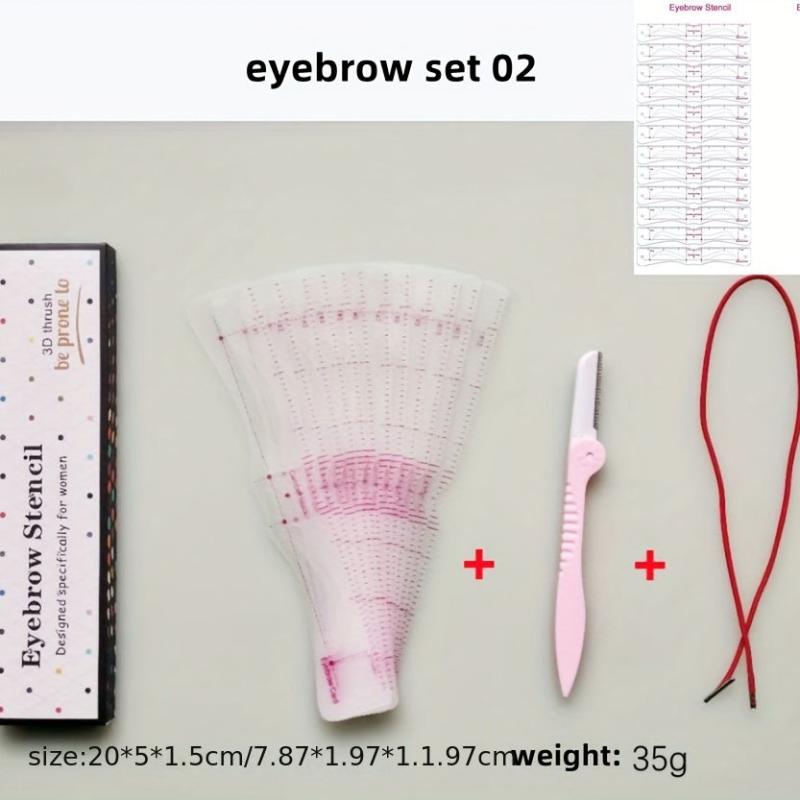Eyebrow Stencils 12 Styles Eyebrow Shaper Kit Reusable Eyebrow Template