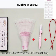Eyebrow Stencils 12 Styles Eyebrow Shaper Kit Reusable Eyebrow Template