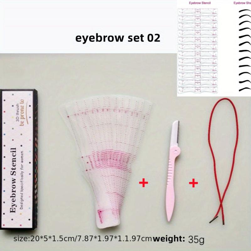 Eyebrow Stencils 12 Styles Eyebrow Shaper Kit Reusable Eyebrow Template