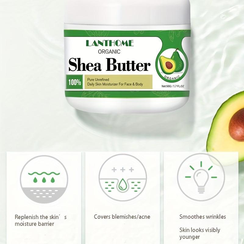 Shea Butter Face Cream Moisturize Firm Fade Wrinkles Daily Skin Care 1.7oz