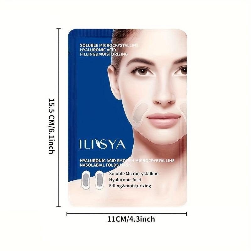 Microcrystal Nasolabial Folds Patch With Hyaluronic Acid Face Wrinkle Patches
