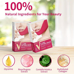 APPTI V Shape Chin Reducer Face Lifting Mask Firming Tightening Facial Mask