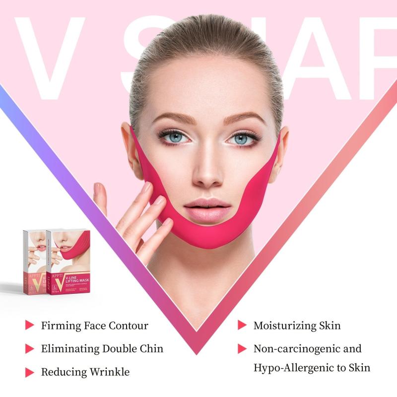 APPTI V Shape Chin Reducer Face Lifting Mask Firming Tightening Facial Mask