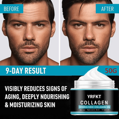 Men's Collagen Retinol Facial Moisturizer Night Cream Wrinkle Diminishing