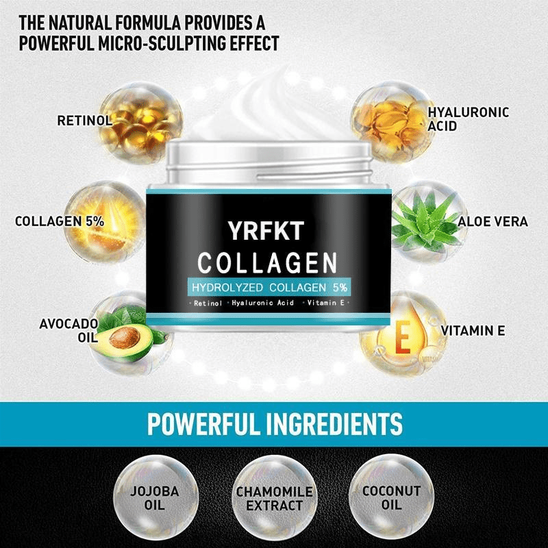 Men's Collagen Retinol Facial Moisturizer Night Cream Wrinkle Diminishing